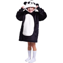 Cozy Noxxiez CH306 Panda hřejivá televizní mikinová deka s kapucí