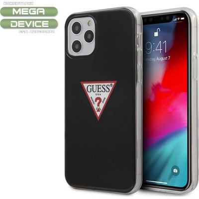 GUESS Гръб Guess TRIANGLE COLLECTION за PHONE 12 / iPhone 12 PRO, Черен (GUHCP1 2MPCU)