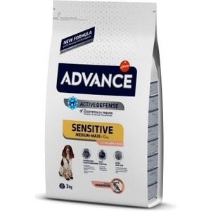 ADVANCE Medium&Maxi Sensitive за кучета с алергии - 12кг