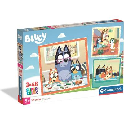 Clementoni - Puzzle 3x48 Bluey - 40 - 99 piese