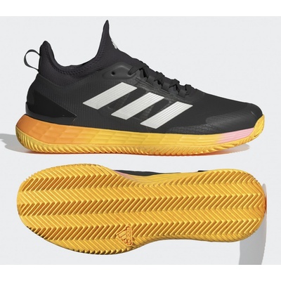 adidas Adizero Ubersonic 4.1 M Clay - black/orange/yellow – Zboží Dáma