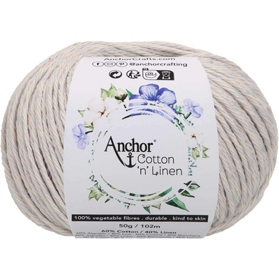 Anchor Cotton ‚n‘ Linen 6 Světle šedá