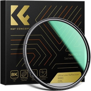 K& F Concept 58 mm CPL филтър 0.1% Ultra-low Reflection Nano-X Series