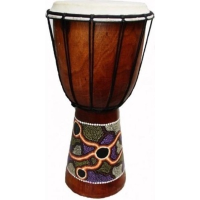 Etno Djembe malované výška 60cm