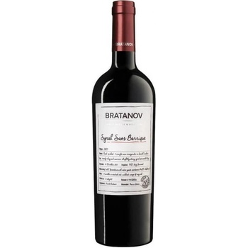 Bratanov Syrah Sans Barrique - червено вино 750ml
