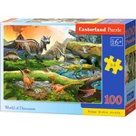Castorland Пъзел Castorland от 100 части - Светът на динозаврите (B-111084) - baby