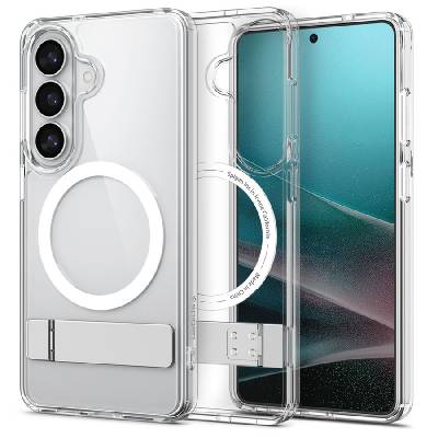ultra hybrid " s" mag magsafe galaxy s26+ plus clear/white (8800337241716)