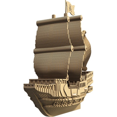 Cartonic 3D PUZZLE Pirátská loď PIRATE SHIP 232 ks