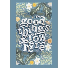 Good Things Grow Here: An Adult Coloring Book with Inspirational Quotes and Removable Wall Art Prints Gray ElizabethPaperback