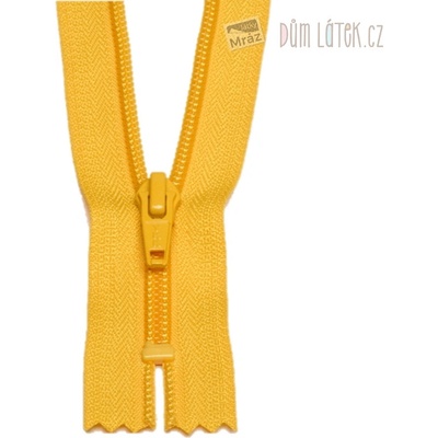 YKK Zips špirálový nedelitelný žlutý 15 cm