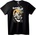 NOONEBRAND Тениска Лятна Плажна Череп - 6XL, Black