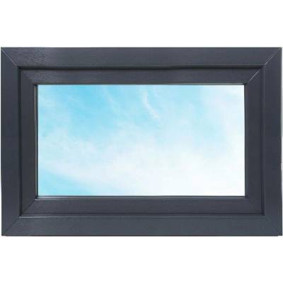 Solid Elements Premium OS 1, P, 90 × 60 cm, trojsklo, pravé, antracit, bílé W2GDBCZTK2.0011