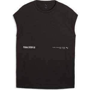 PUMA Men's Graphic Cutoff Tank Vest - Puma Black