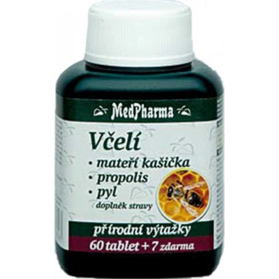 MedPharma Včelí mat.kašička + propolis + pyl 67 tablet