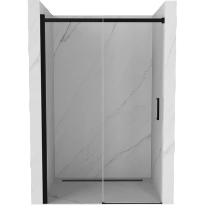 Mexen Omega плъзгащи се душ врати 120 см, прозрачни, черни - 825-120-000-70-00 (825-120-000-70-00)