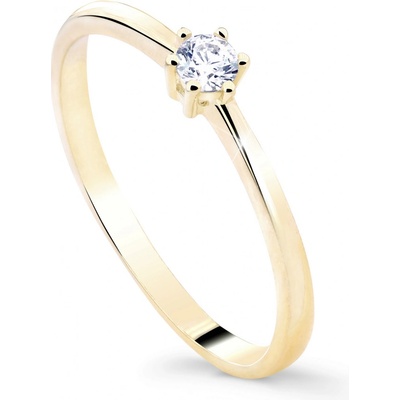 Šperky NM Zlatý prsten se zirkonem 1223