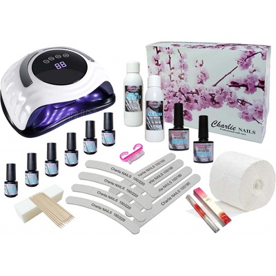 Charlie Led 120W sada na gel lak nehty