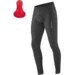 Gonso Мъжки дълъг панталон за колоездене Gonso Sitivo Tight Cycling bottoms - Black / Fire - размер 5XL (055-1943-0218)