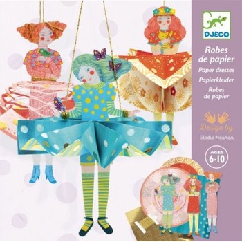 Image 1 of DJECO Творчески комплект - Направи сам - Кукли с хартиени рокли - djeco (dj09453_)