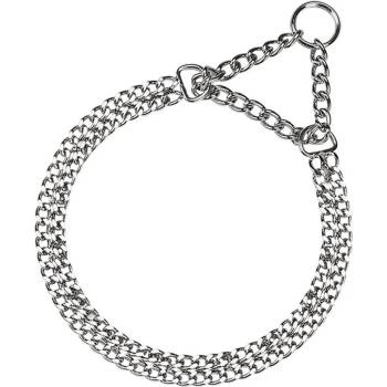 Ferplast CHROME CSS COLLAR - Метален хромиран двоен нашийник душач- различна обиколка на врата