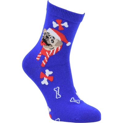Dětské ponožky Christmas modrá