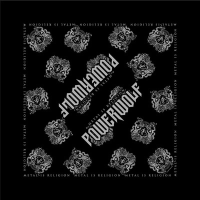 RukaHore šatka Powerwolf Metal Is Religion čierna