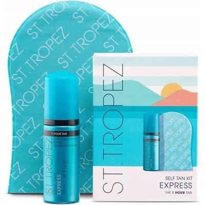 St.Tropez Self Tan Express Kit Samoopalovací přípravek 50ml + Rukavice