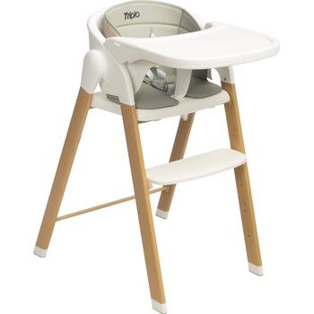 Caretero Столче за хранене 3 в 1 Caretero - Triplo, Grey (TERO-7730)