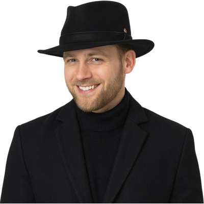 Mayser Doren fedora černý