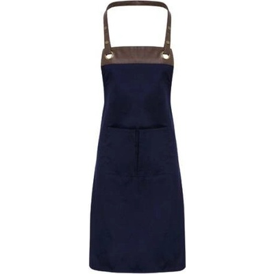 Premier Workwear Luxusní pracovní zástěra Espresso PR123 Navy Pantone 533C 70x81cm
