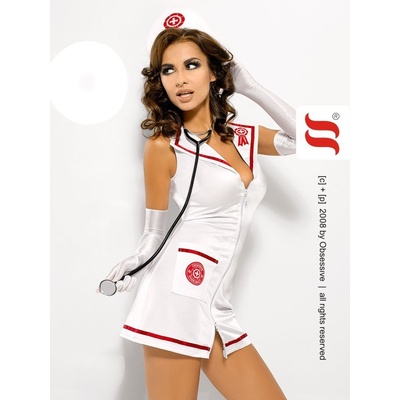 Sexy kostým Emergency dress + stetoskop model 4356,3319