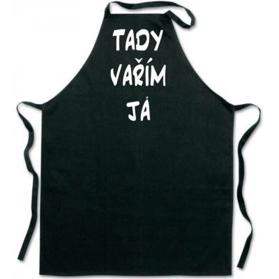 Povidlo.cz Zástěra Tady vařím já Černá