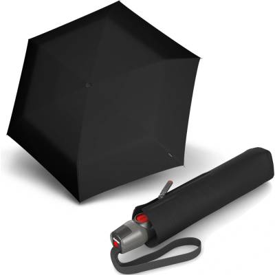 Knirps T.200 Medium duomatic Black dámsky pánsky plne automatický dáždnik
