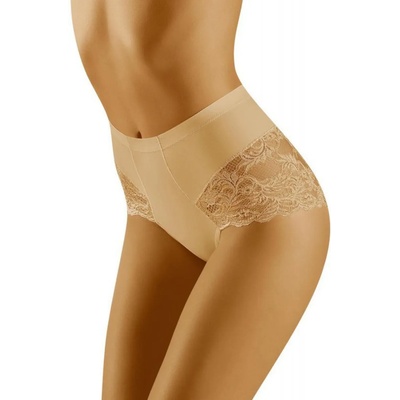 Wolbar Бикини с висока талия в бежов цвят slimeaeh-64159-beŻowy - Бежов, размер 2xl