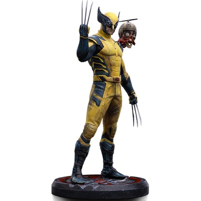 Iron Studios Deadpool 3 Wolverine & Headpool 22 cm