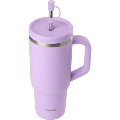 Qwetch Travel cup isotherme inox matný 900 ml Lavender