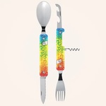 AKINOD Комплект за хранене Akinod Multifunction Cutlery 13H25, Pixel (A02M00025)