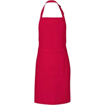 Link Kitchen Wear Unisex grilovací zástěra X987 Red Pantone 200 85x72cm