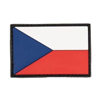 ANAREUS 3D PVC nášivka vlajka AČR střední 60 x 40 mm - Barevná