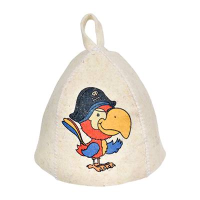 SOTRA - Čepice do sauny dětská “Papoušek”