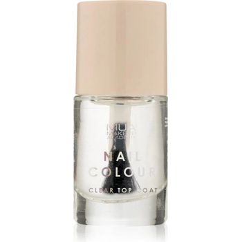 MUA Make Up Academy Nail Colour лак за нокти цвят Clear Top Coat 10ml