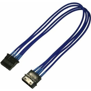 Nanoxia Prodlužovací kabel 4-pin Molex 30cm modrá NX4PV3EB