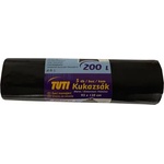 TUTI Торба за боклук, изключително здрава, 200 л, 5 бр. , 95x120 см, 38 , TUTI "Mega", черна PDP_542 (PDP_542)