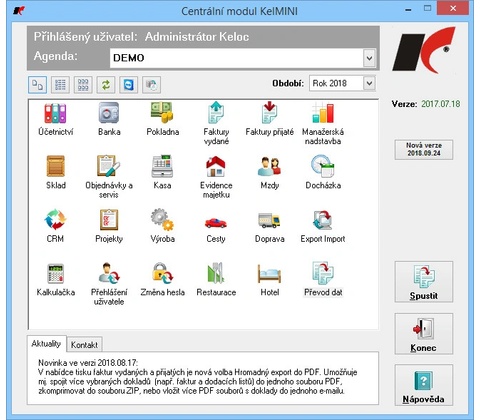 Keloc Účetní program KelMINI BASIC