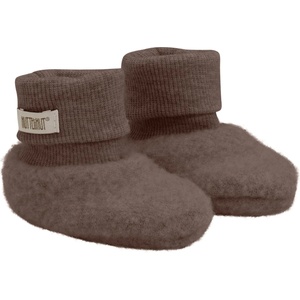 Huttelihut Детски мериносови чорапи Huttelihut Kid's Footies Wool Fleece 2-Layer Merino socks - Brown Melange - размер 50/56 (EU) (207-1026-0111)