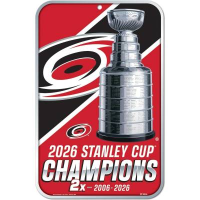 Wincraft Cedule Carolina Hurricanes NHL 2026 Stanley Cup Champions
