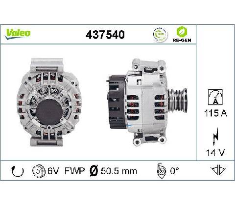 Generátor VALEO 437540