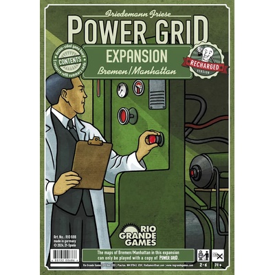 Rio Grande Games Power Grid: Bremen/Manhattan EN