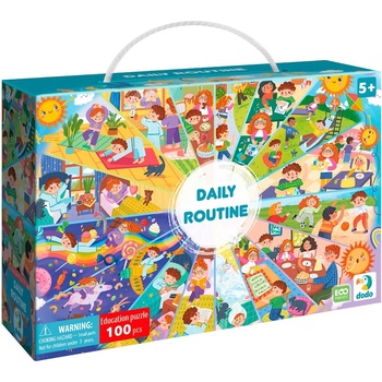 dodo Пъзел в куфарче DoDo от 100 части - Ежедневие (300619)