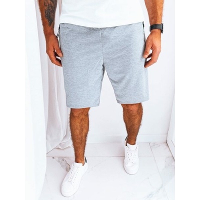Trendy pánske kraťasy na bežné nosenie sivé